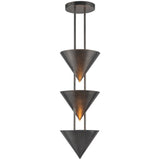 Aged Steel 28inch Versus Pendant by Alora Lighting