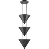 Aged Steel 28inch Versus Pendant by Alora Lighting