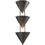 Aged Steel 28inch Versus Wall Sconce by Alora Lighting