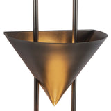 Aged Steel 28inch Versus Wall Sconce by Alora Lighting Details