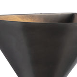 Aged Steel 8inch Versus Wall Sconce by Alora Lighting Details