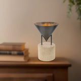 Aged Steel Versus Table Lamp by Alora Lighting