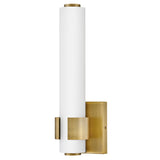 Aiden Medium LED Sconce - Lacquered Brass - by Hinkley