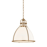 Airmont Pendant - Large - Patina Brass by Hudson Valley