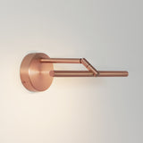 Airy Picture Light 16 Inch Satin Copper Round By CVL Side View