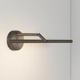 Airy Picture Light 24 Inch Satin Graphite Round By CVL Side View