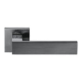 Alba Door Lever in Graphite / Matte Graphite by Colombo Design