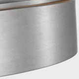 Albee Flush Mount Large Brushed Nickel By Generation Lighitng - Detailed View2