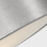 Albee Flush Mount Medium Brushed Nickel By Generation Lighitng - Detailed View2