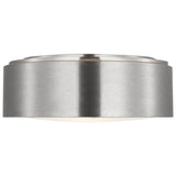 Albee Flush Mount Medium Brushed Nickel By Generation Lighitng - Side View2