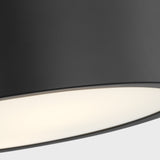 Albee Flush Mount Medium Midnight Black By Generation Lighitng - Detailed View1