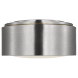 Albee Flush Mount Small Brushed Nickel By Generation Lighitng - Side View