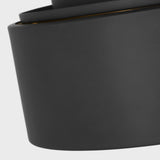 Albee Flush Mount Small Midnight Black By Generation Lighitng - Detailed View1