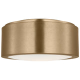 Albee Flush Mount Small Satin Brass By Generation Lighitng