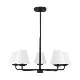 Albion Chandelier Midnight Black Small By Visual Comfort Modern