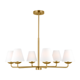 Albion Chandelier Satin Brass Medium By Visual Comfort Modern