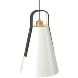 Alca Narrow Pendant Organic White By Accord