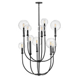 Alchemy Medium Multi Tier Chandelier - Black - by Hinkley