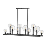 Alchemy Medium Ten Light Linear - Black - by Hinkley