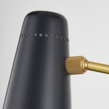 Alex Portable Wall Sconce Black By Mitz Top Detailed View