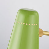 Alex Portable Wall Sconce Green By Mitz Detailed View