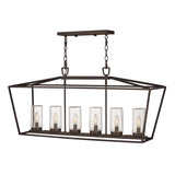 Alford Place Medium Six Light Linear - Oil Rubbed Bronze - by Hinkley