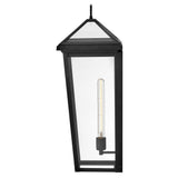 Alford Place Tall Wall Mount Lantern - Large, Museum Black