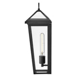 Alford Place Tall Wall Mount Lantern - Medium, Museum Black