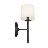 Ali Wall Sconce Black By Kichler Side View