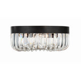 Alister Flush Mount 15.25'' Charcoal Bronze