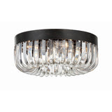 Alister Flush Mount 15.25'' Charcoal Bronze