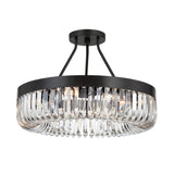 Alister Semi-Flush Mount 23.25'' Charcoal Bronze
