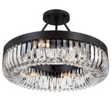 Alister Semi-Flush Mount 23.25'' Charcoal Bronze