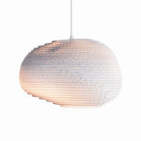 Alki Scraplights Pendant, Finish: White