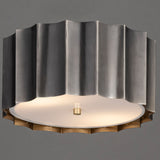 Allegra Flush Mount Gunmetal Gold By Maxim Lighting - Front View
