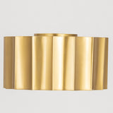 Allegra Flush Mount Weathered Brass By Maxim Lighting - Front View