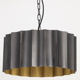 Allegra Pendant Light Large Gunmetal Gold By Maxim Lighting - Front View11