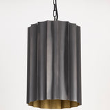 Allegra Pendant Light Medium Gunmetal Gold By Maxim Lighting - Front View1