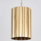 Allegra Pendant Light Medium Weathered Brass By Maxim Lighting - Front View1