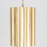 Allegra Pendant Light Medium Weathered Brass By Maxim Lighting - Front View2