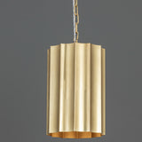 Allegra Pendant Light Small Weathered Brass By Maxim Lighting - Front View2