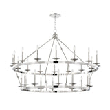 Allendale 2-Tier Chandelier - 28-Light - Polished Nickel by Hudson Valley