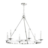 Allendale Chandelier - 6-Light - Polished Nickel by Hudson Valley