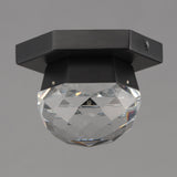 Allumettes 1-Light LED Flush Mount by ET2 - Black