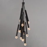 Allumettes LED Pendant by ET2 - 12-Light, Black