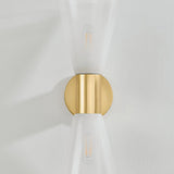Alma Wall Sconce Double Aged Brass By Mitzi Lifestyle View