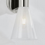 Alma Wall Sconce Double Polished Nickel By Mitzi Detailed View