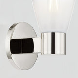 Alma Wall Sconce Single Polished Nickel By Mitzi Detailed View