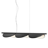 Almendra Linear Suspension 50.6 Inch Anthracite By Flos