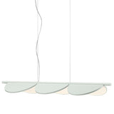 Almendra Linear Suspension 50.6 Inch Off White By Flos